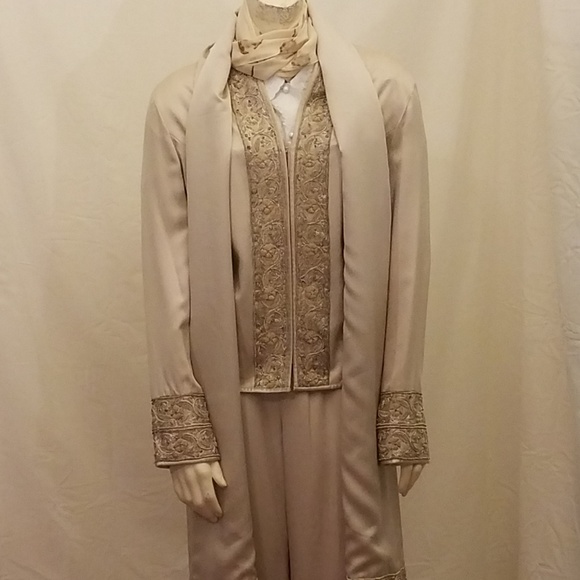 Greta Garbo Other - Greta Garbo Silk Evening Wedding Formal Party Set